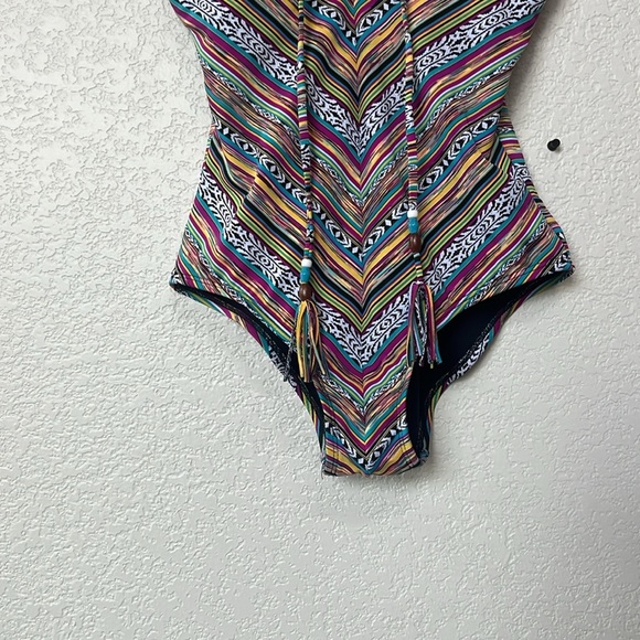 Lucky Brand Arabian Nights One Piece Swimsuit size medium - Picture 4 of 12